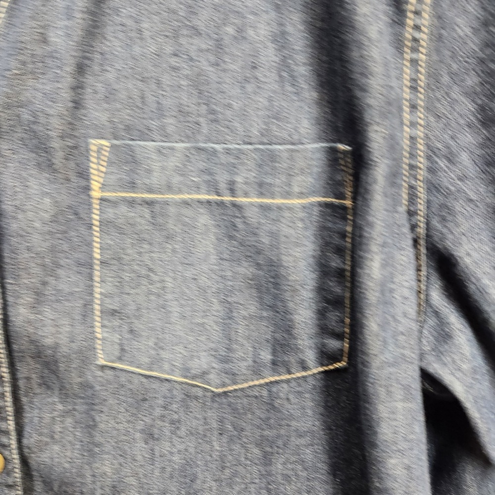 Koret City Blues VTG 2-Piece Set‎ Top & Pants Plus 22 W Blue Denim Patchwork - Picture 7 of 15